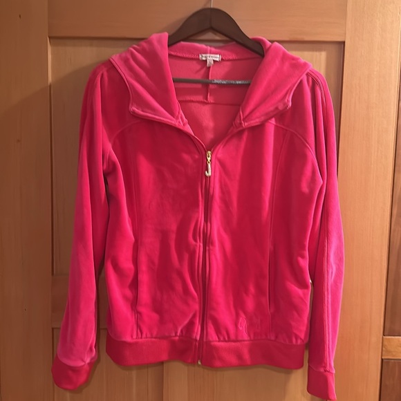 Juicy Couture Jackets & Blazers - Juicy Couture classic Cotton Velour Hoodie